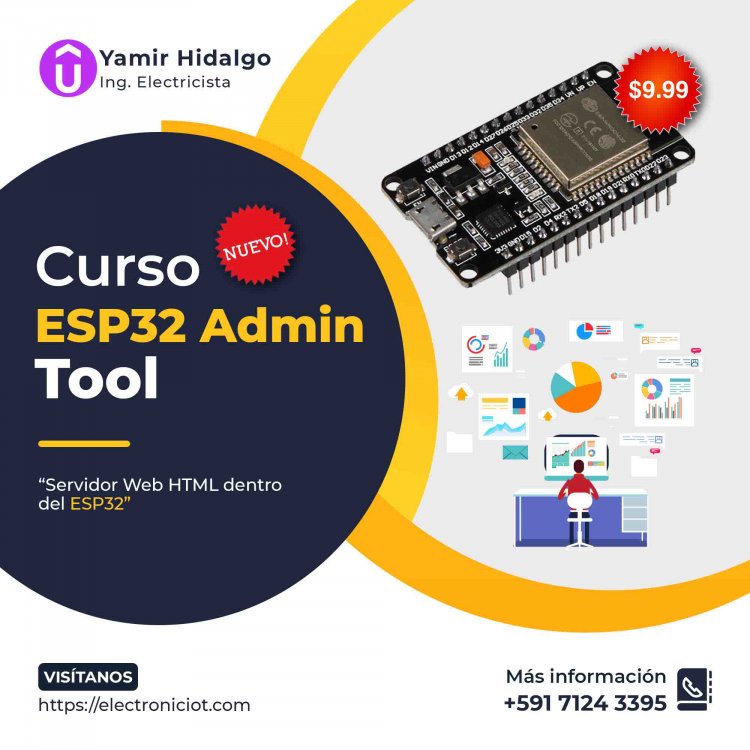 Cupón de descuento ENERO_01 - CURSO ESP32 Admin Tool (Servidor Web HTML) para Arduino Maker, es Totalmente NUEVO 2022 