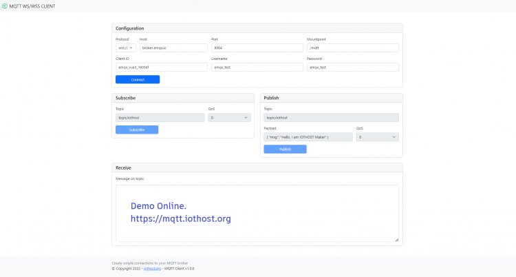 CLIENTE MQTT HECHO CON VUE 3 